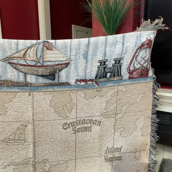 Nautical Tapestry Blanket - Picture 4 of 7